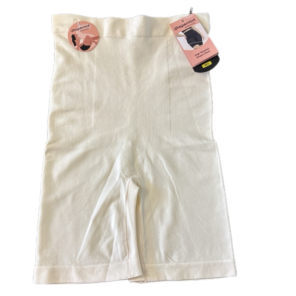 Shapermint Cream Women's Shaper Slip Shorts Size M/L